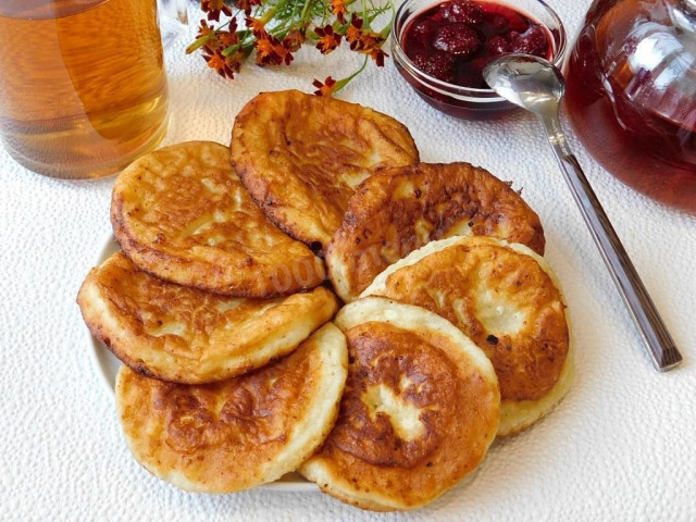 Pancakes with cottage cheese