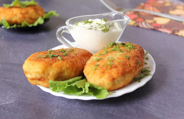 Juicy chicken breast cutlets