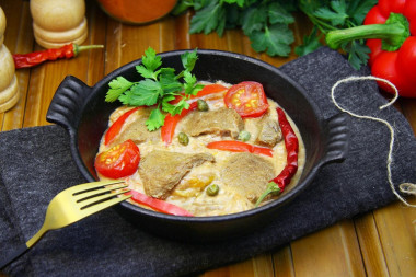 Paprikash in Hungarian