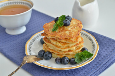 Porridge rice pancakes