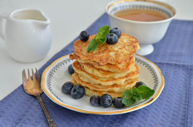 Porridge rice pancakes