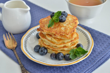 Porridge rice pancakes