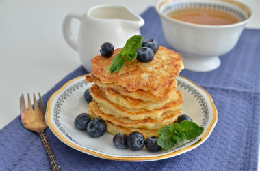 Porridge rice pancakes