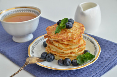 Porridge rice pancakes