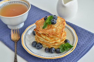 Porridge rice pancakes