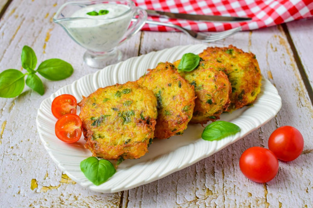 Potato pancakes in Ukrainian