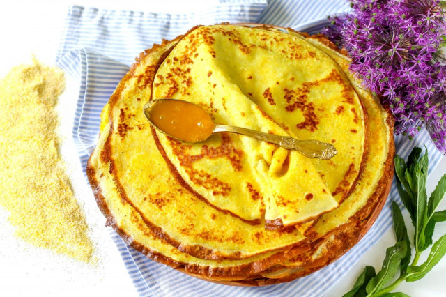 Cornmeal pancakes