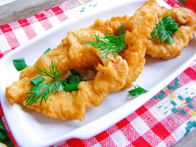 Squid rings in batter