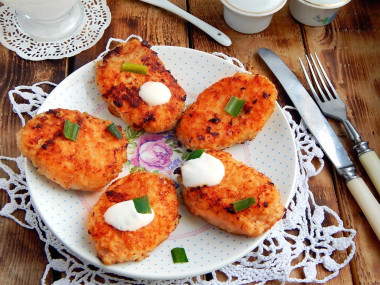 Pink salmon cutlets