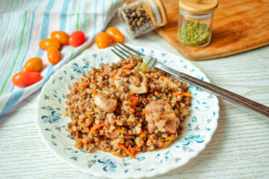 Merchant buckwheat with chicken