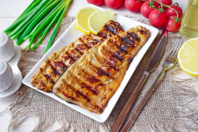 Grilled mackerel