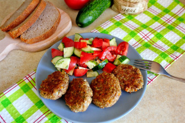 Cauliflower cutlets are the most delicious