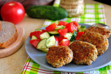 Cauliflower cutlets are the most delicious