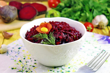 Beetroot marinade as in the dining room