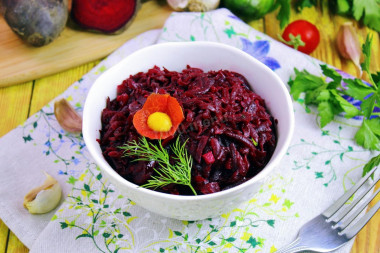 Beetroot marinade as in the dining room