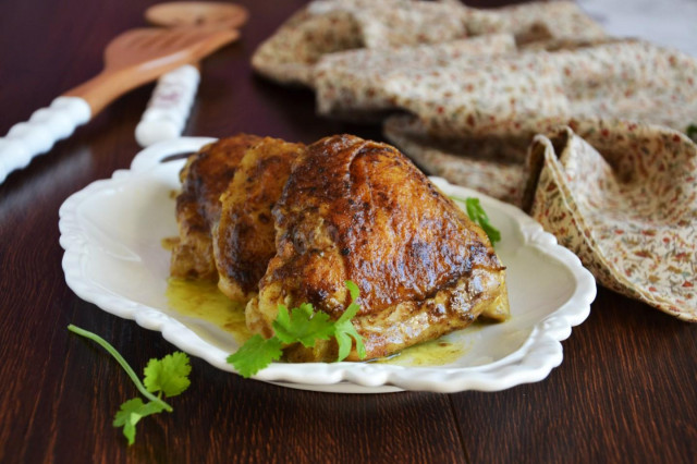 Curry chicken in coconut milk