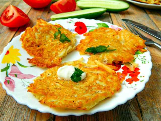 Potato pancakes without flour