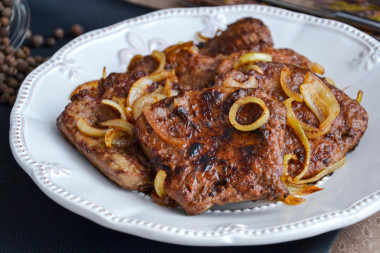 Liver in flour