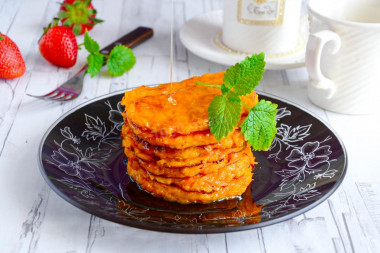 Carrot pancakes