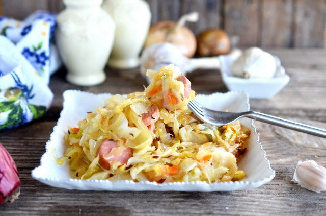 Stewed cabbage in German