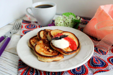 Semolina pancakes