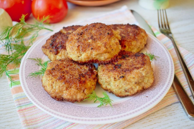 Pork and chicken cutlets