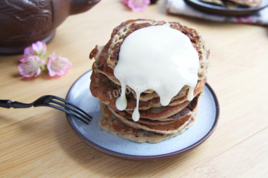 Pancakes made of rye flour