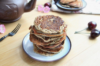 Pancakes made of rye flour