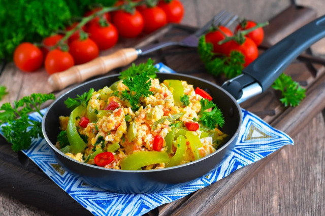 Menemen Turkish omelet