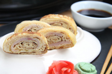 Tamagoyaki omelet Japanese