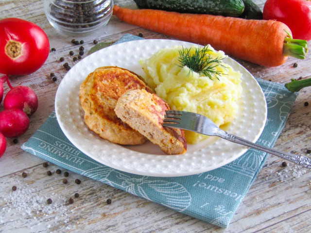 Chum salmon cutlets