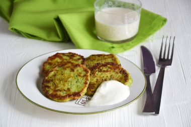 Lean zucchini pancakes