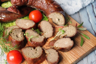 Homemade liver sausage