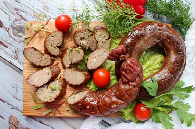 Homemade liver sausage