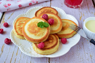 Pancakes on a fluffy snowball