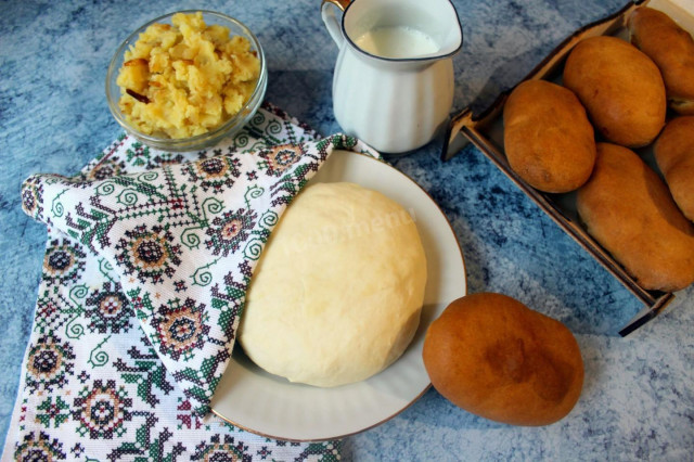 Yeast-free dough on kefir