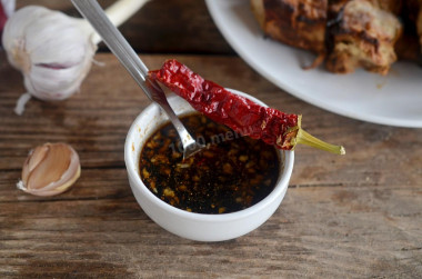 Marinade for barbecue with soy sauce