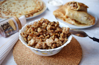 Stuffing for minced pancakes