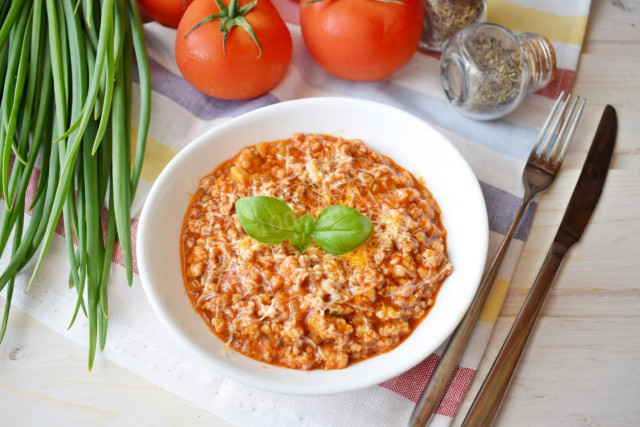 Bolognese sauce classic Italian with minced meat