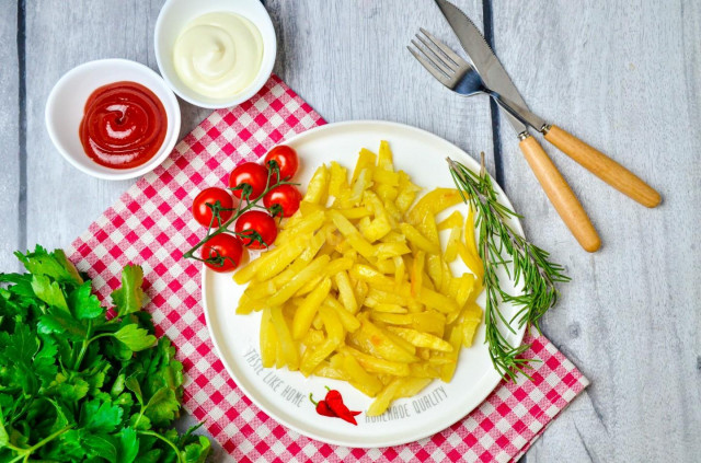 French fries in a slow cooker