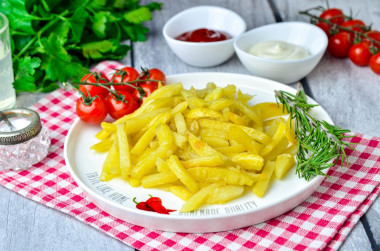 French fries in a slow cooker