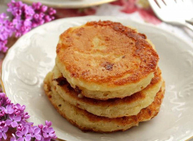 Cheesecakes with corn flour