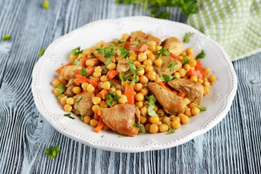 Lamb with chickpeas