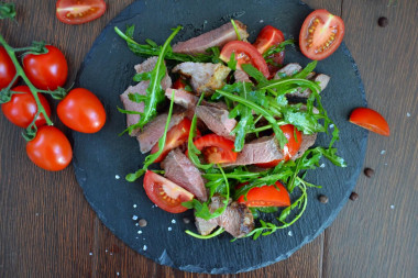 Roast beef salad