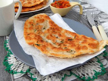 Minced chicken chebureks