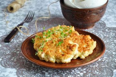 French cutlets from chicken fillet