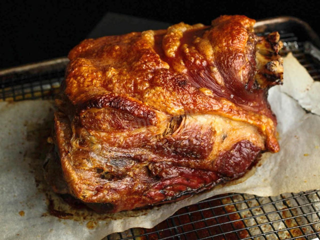 Pork shoulder on the bone