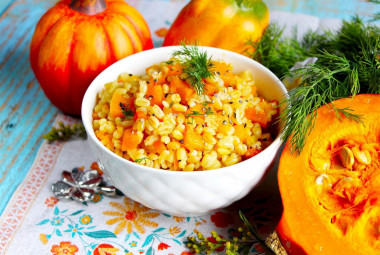 Bulgur with pumpkin