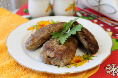 Fresh herring cutlets