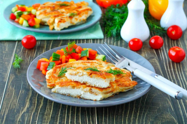 Ministerial chicken breast schnitzel